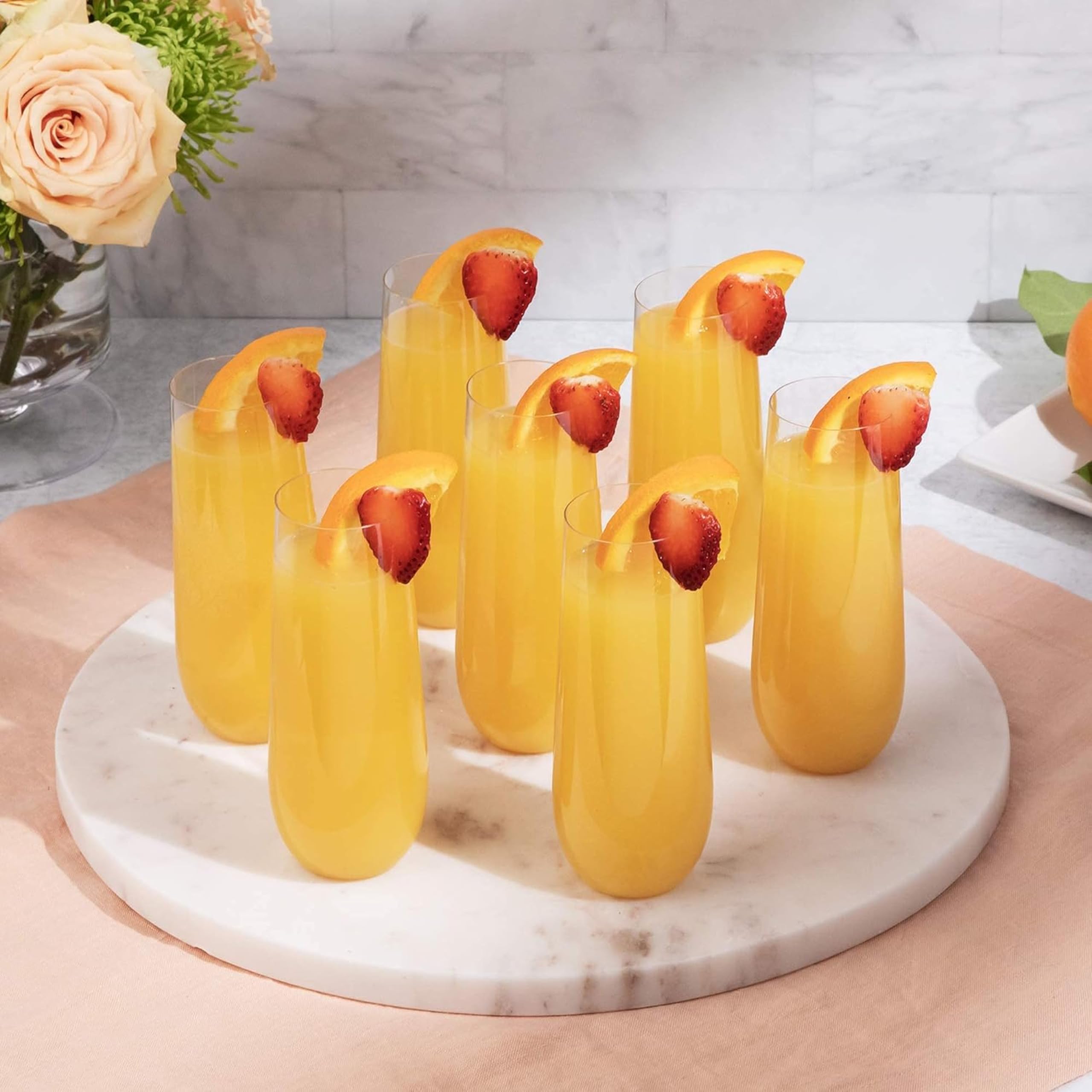 Stemless Champagne Flutes