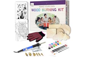 Gifts for Teen Boys or Girls, Cool Art Toys Gift Ideas for Teenage 11 12 13 14 16 18 Years Old, Wood Burning Kit Crafts