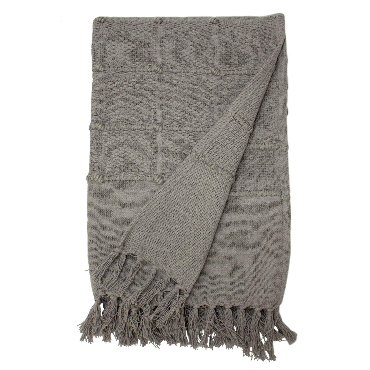 furn. Motti Throw, Grey, 140 x 180cm