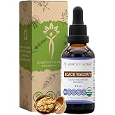 Secrets of the Tribe Black Walnut USDA Organic | Alcohol-Free Extract, High-Potency Herbal Drops | Made from 100% Certified Organic Black Walnut (Juglans Nigra) Dried Hull 2 oz