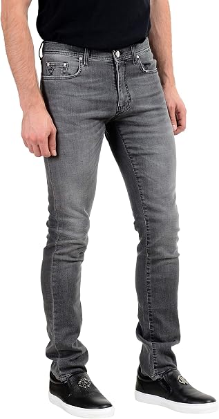 Gray Stretch Skinny Jeans Size 