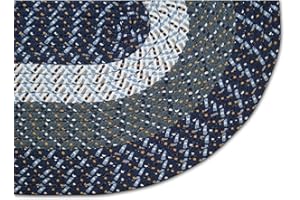 Better Trends Country Braid Collection 3 Piece Set Durable & Stain Resistant Reversible Indoor Oval Area Rug 100% Polypropyle