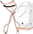 Brilliant Beauty Eyelash Curler - Award Winning - With Satin Bag & Refill Pads - No Pinching, Just Dramatically Curled Eyelashes & Lash Line in Seconds. Get Gorgeous Eye Lashes Now!