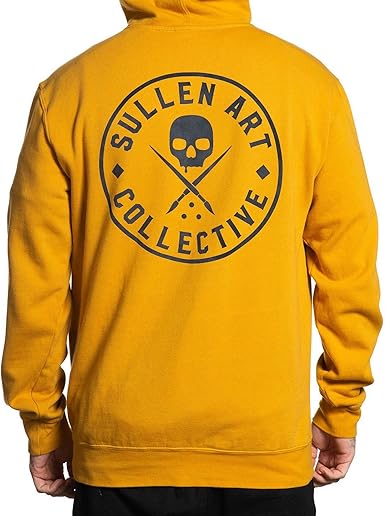 mustard mens hoodie