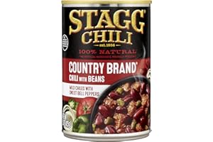 Stagg Country Brand Chili with Beans, 15 Ounce (Pack of 12)