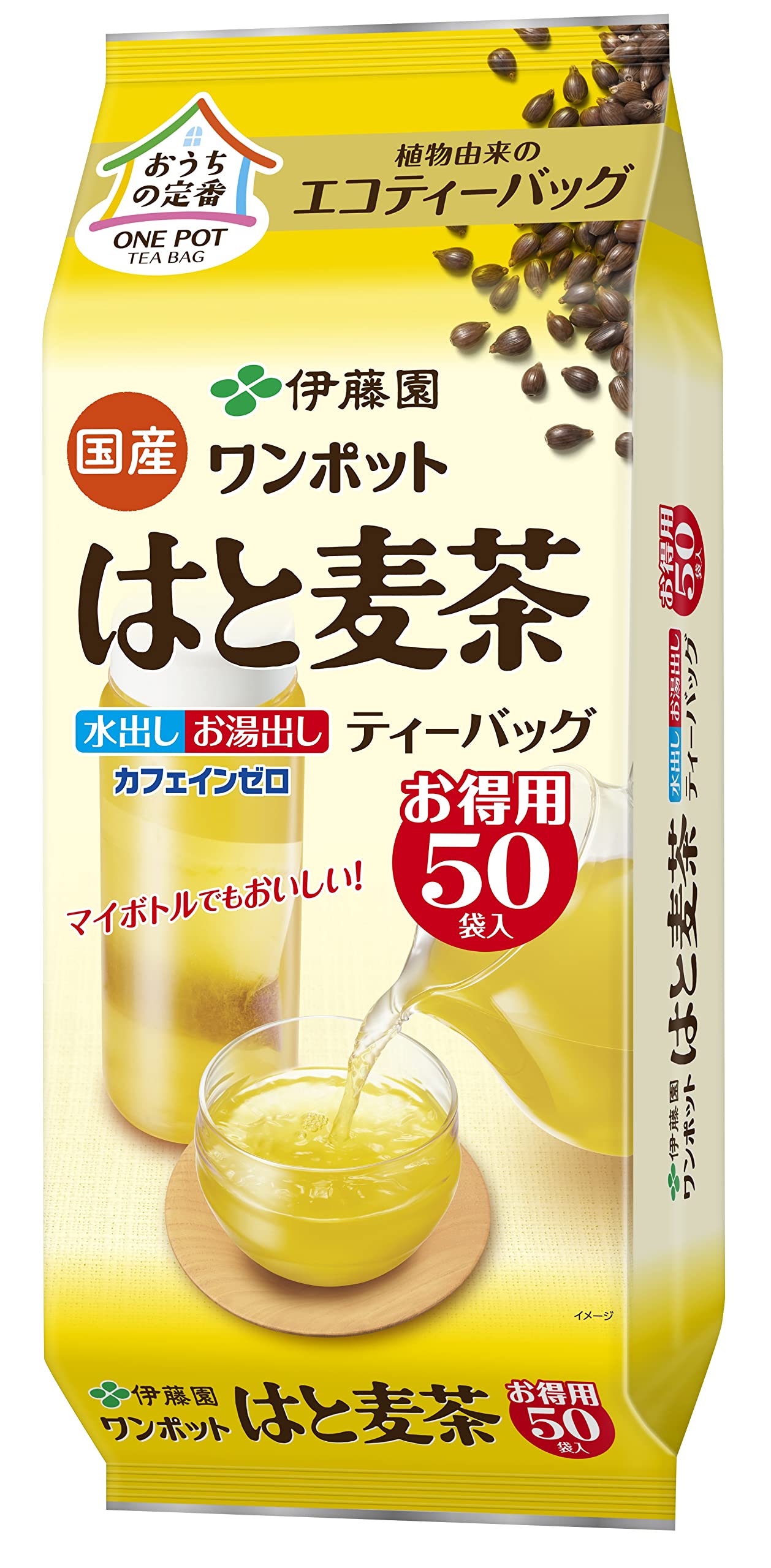 伊藤園 ワンポット はと麦茶 4.0g×50袋 エコティーバッグ商品画像