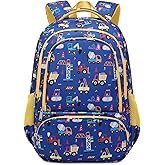 abshoo Lightweight Car Kids Backpack For School Boys Elementary Kindergarten Bookbag School Bags (Car)