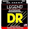 DR Strings LEGEND - Polished Flatwound Stainless Steel Bass Strings: 5-String Medium 45-125