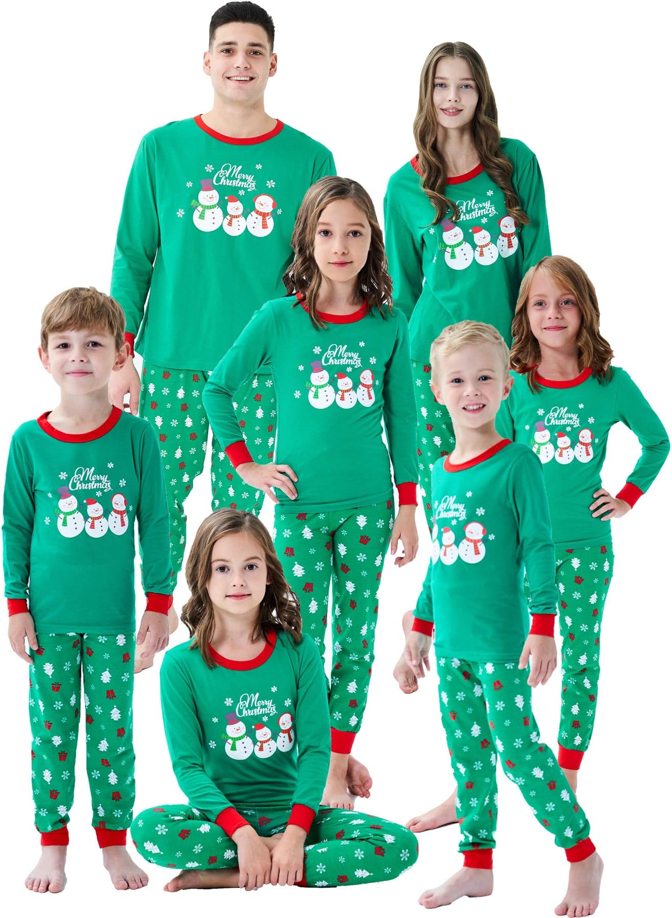 Little bety Holiday Family Matching Pajamas Reindeer Pajama PJ Sets
