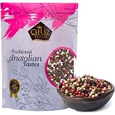 Cerez Pazari Rainbow Peppercorn Blend 7oz, Whole Black, Pink, Green, &amp; White Whole Peppercorns For Grinder Refill, Natural, In Bulk Resealable Bag,