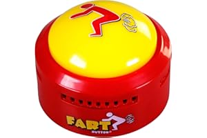 Talkie Toys Products Fart Button - Lights Up and Plays 20 Funny Fart Sounds - Fun Prank & Gag Gift - Funny Gift & Stocking Stuffer
