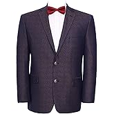 Teemlanny Men's Elegant Classic Fit Blazer Stretch Sport Coat Two Button Suit Jacket Regular & Big and Tall