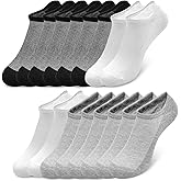 SkiBeaut Men Socks 4 or 8 Pairs No Show Low Cut Casual Athletic Running Cotton Invisible Socks US Size 6-12
