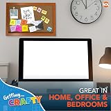 SOL A4 Double Sided Cork Board with Pins Screws Hangers - Portable Home Office view 5