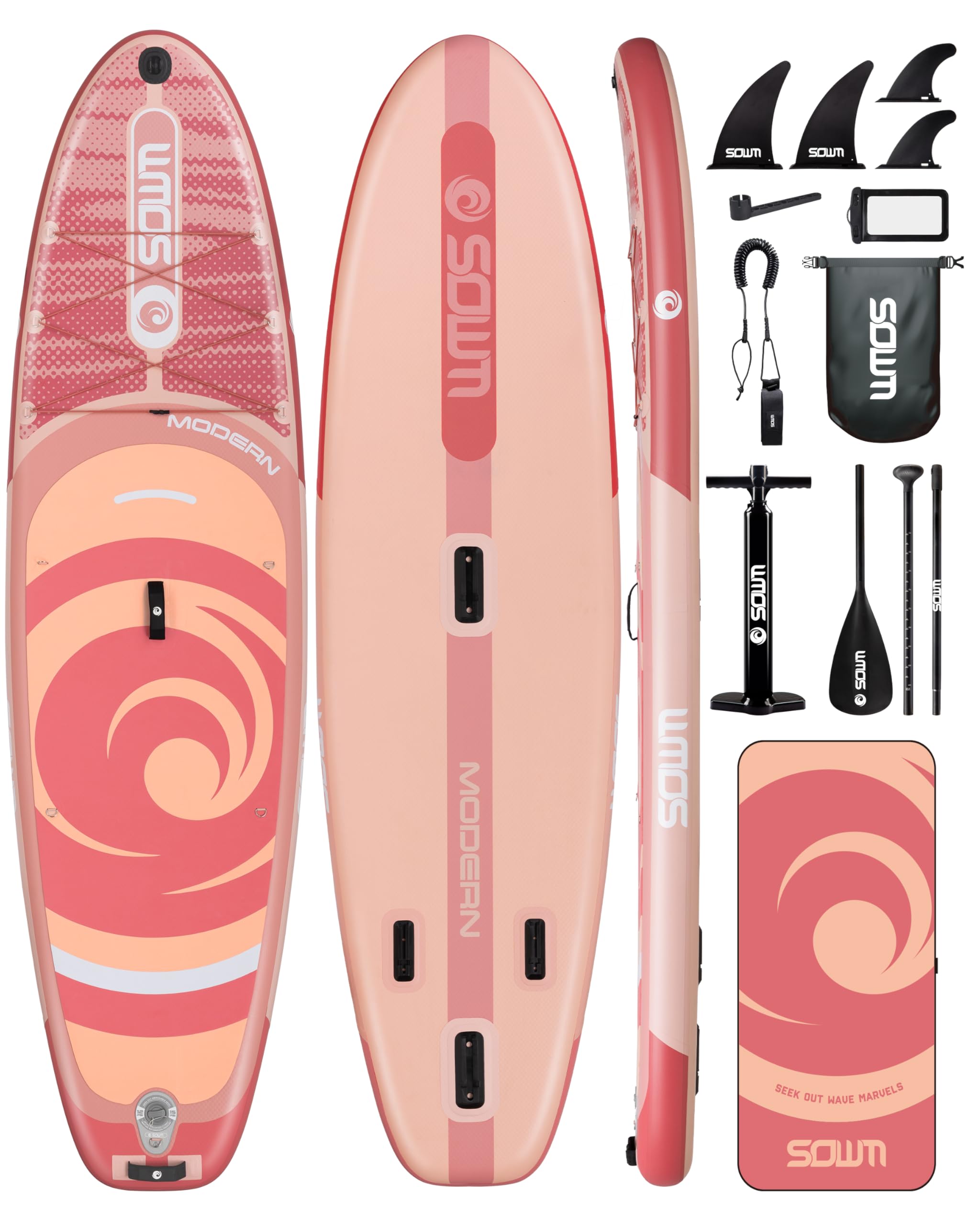 SOWM Inflatable Paddle Board with Sup