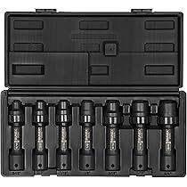 Sunex 2695 Inch Drive Driveline Socket Set, Metric 8mm-17mm