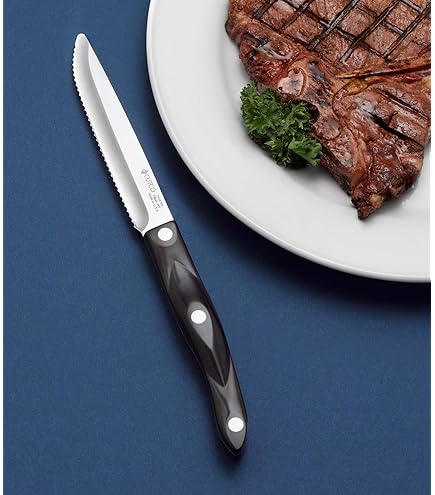 Amazon.com: CUTCO #1865 set of 4 White (Pearl) Model 1759 Table