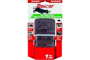 Tomcat Rat Snap Trap | Effective Rat Trap | Easy Set, Reusable, No-Touch Disposal | Non-Toxic Rodent Control