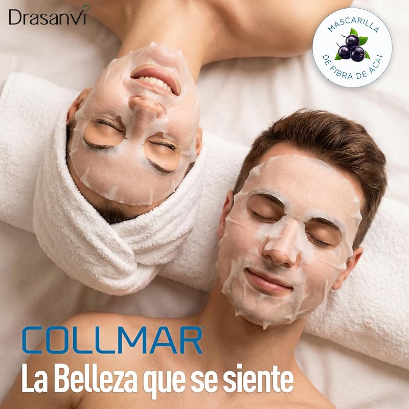 Colageno Drasanvi Collmar Mascarilla Facial Marino Con Acido Hialuronico