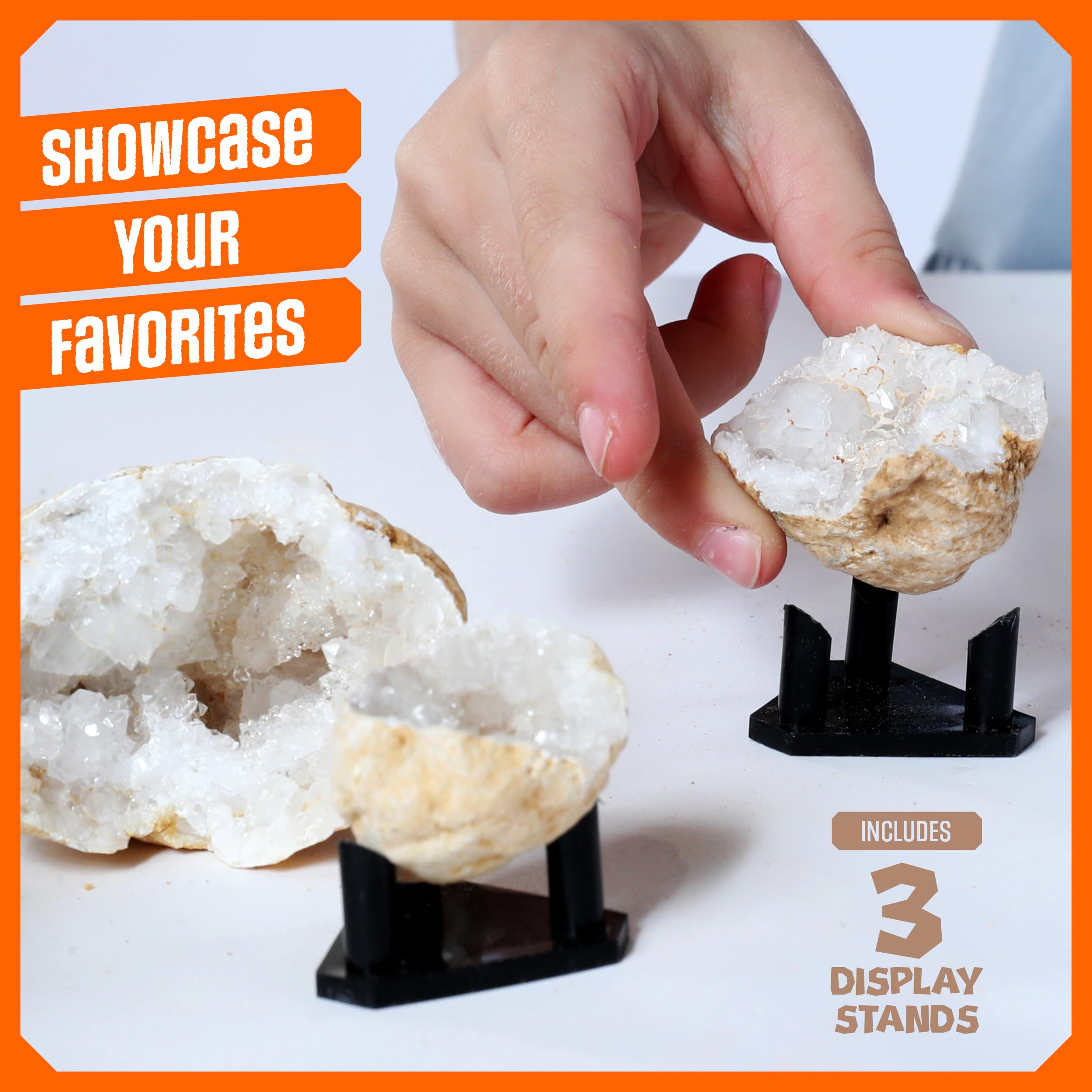 Dan&Darci Break Your Own Geodes - Hollow White Moroccan 1