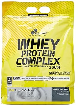 Olimp Whey Protein Complex 100% | Powder Eiweiß-Pulver | BCAA-Aminosäuren | mit Süßstoffen, aspartamfrei | Cocktails Smoothie