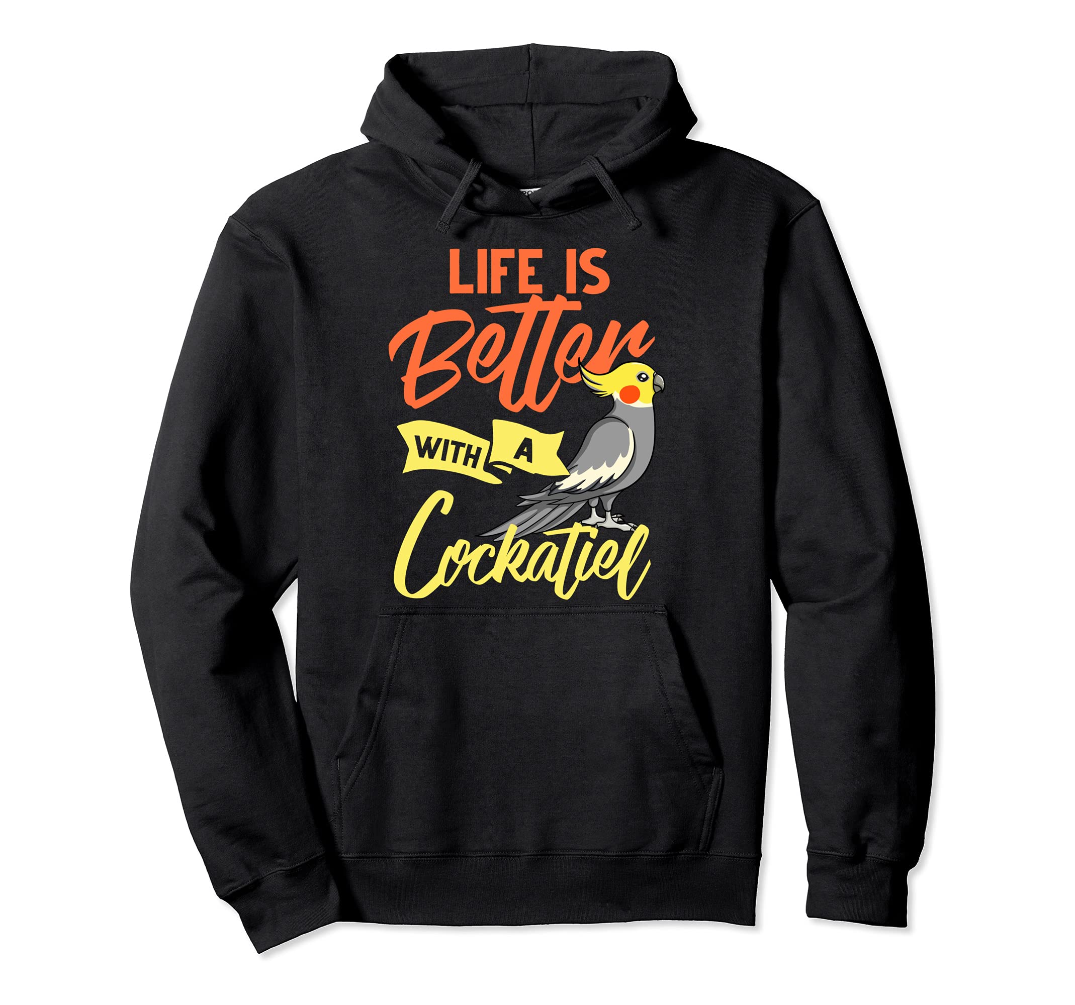 Cockatiel Bird Cage Whistle Cockatoo Pullover Hoodie