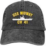 USS Midway CVA-41 Embroidered Baseball 