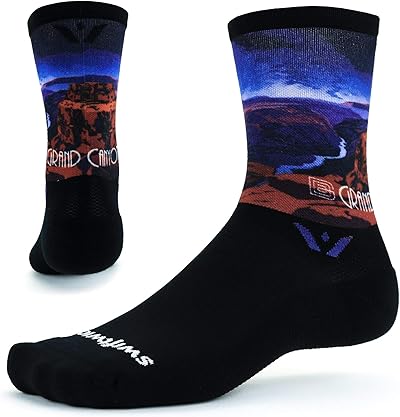 Chaussettes de course et de cyclisme Swiftwick VISION SIX IMPRESSION