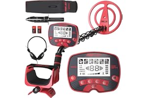 PANCKY Metal Detectors for Adults Waterproof, Professional Higher Accuracy Gold Detector with LCD Display, 5 Mode, Advanced DSP Chip 10" Coil, PK0075