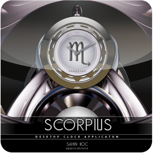 Scorpius Beautiful Clock Widget Zodiac Theme for Android