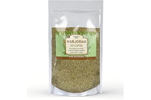Unpretentious Marjoram, 1 lb, Cut & Sifted, French & Italian Cuisine, Dressings & Dry Rubs