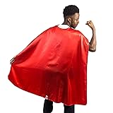 Everfan Men's Polyester Satin Superhero Cape