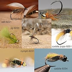 Eupheng 100pcs Plus Best Barbless Competition Fly