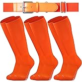 Londkaron Youth Elite Baseball/Softball Socks & Belt Combo (3 Pairs of Socks with 1 Belt)