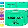 Tacticai 250 Raffle Tickets, Green (8 Color Selection), Raffle Cards, Entry Form with Name, Phone & Email for Events, Fundraiser & Prizes