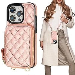 Bocasal Crossbody Wallet Case for iPhone 16
