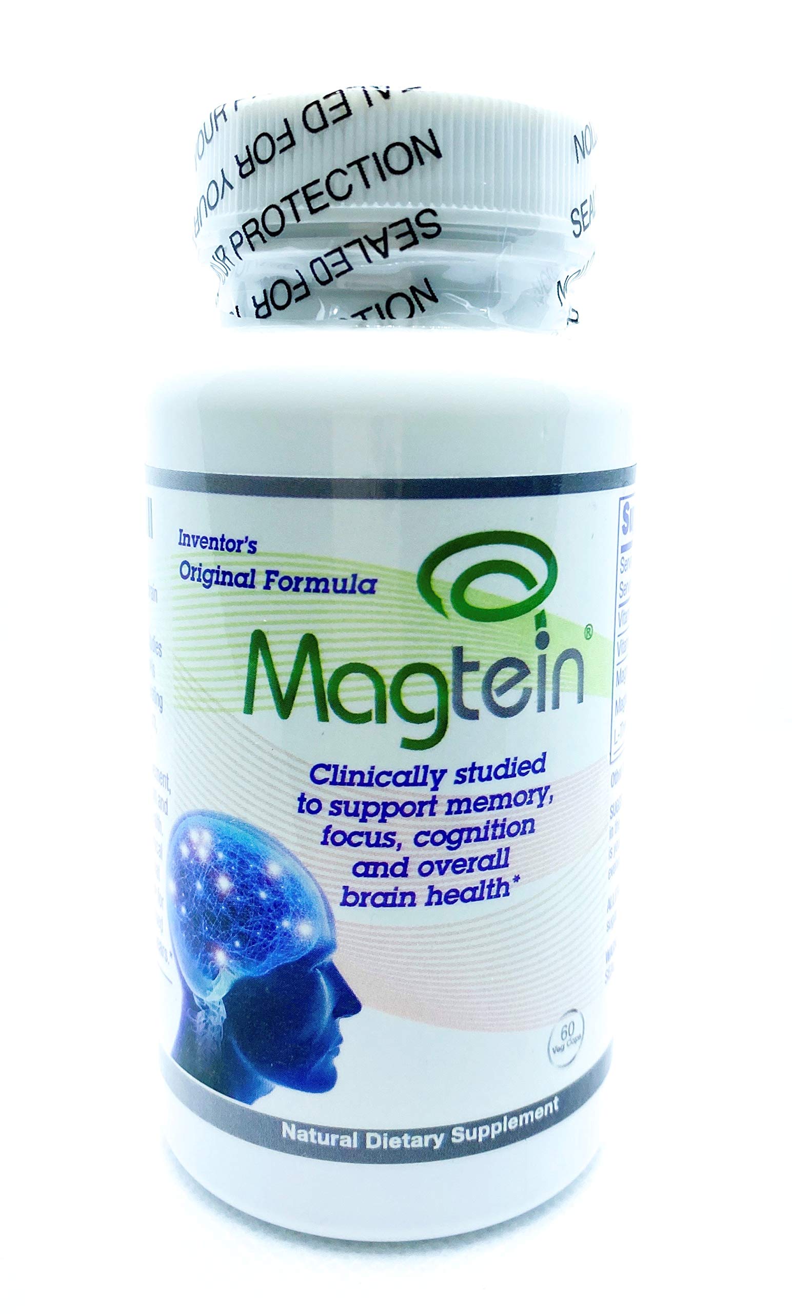 Magtein Magnesium L Threonate(2,042 Mg), MIT Inventor's Original
