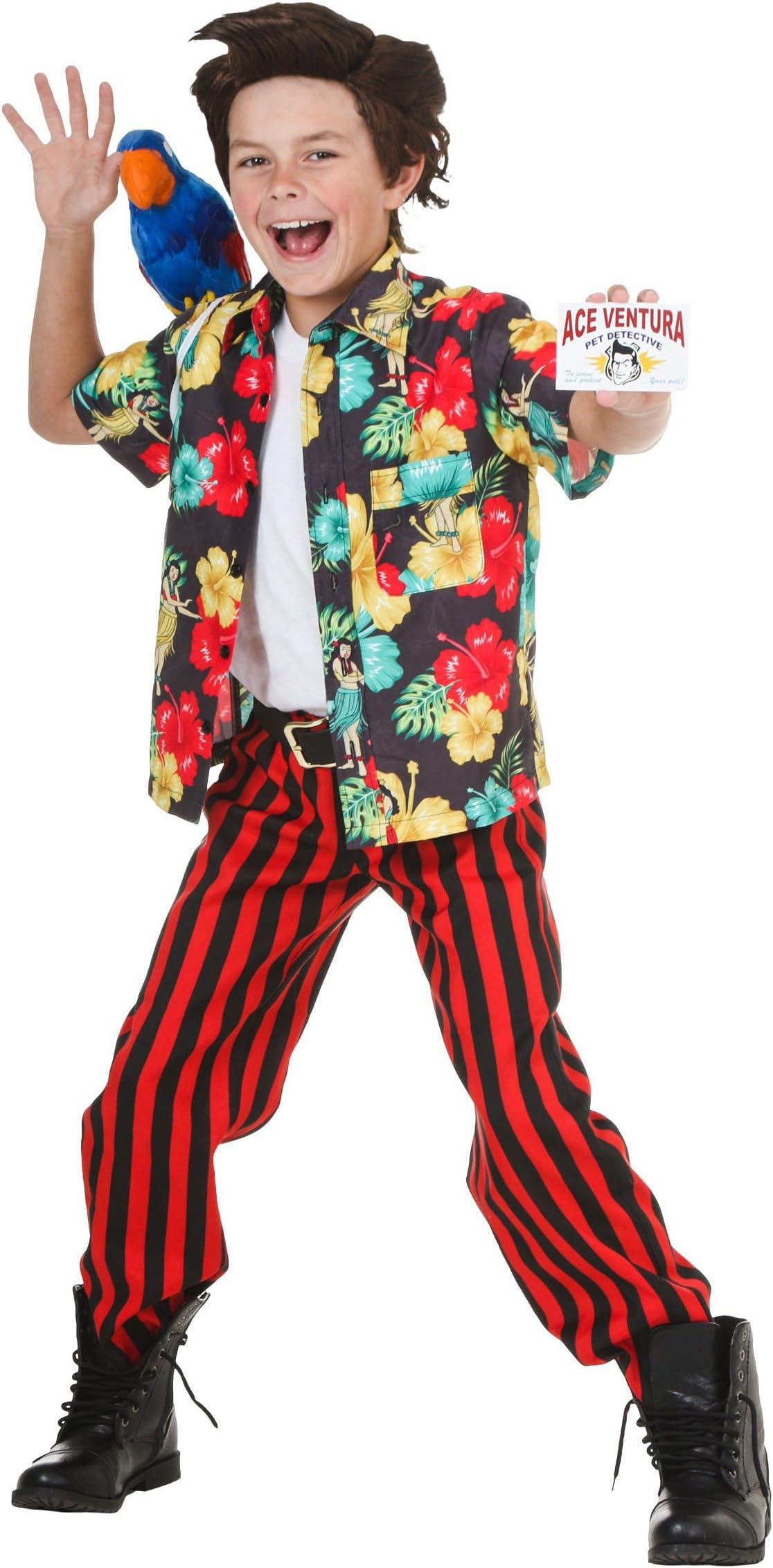 Fun CostumesChild Ace Ventura Costume with Wig