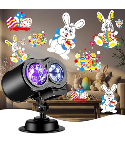 Amazon.com: 2026 Upgraded Brighter Easter Day Lights Projector