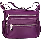 NOTAG Nylon Crossbody Bags for Women Small Waterproof Cross Body Handbag Mutilpockets Shoulder Bags Lightweight Travel Purses