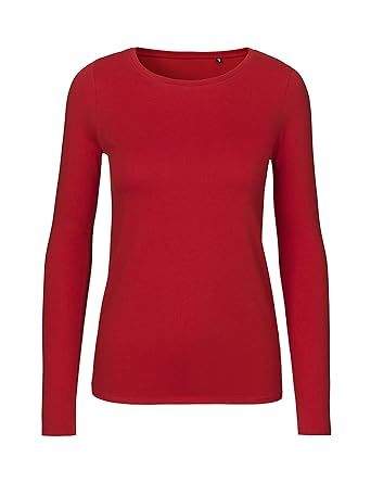 Green Cat Damen Langarmshirt, 100% Bio-Baumwolle. Fairtrade, Oeko-Tex und Ecolabel Zertifiziert