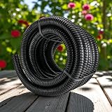 Cost Wise 25mm Corrugated Pond Pipe and Connector Kit 3m 2 Clips view 8