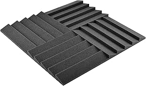 AcousPanel Espuma Acústica Pack de 12 Planchas de ...