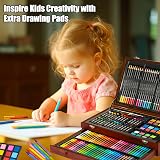 KINSPORY 146 PCS Art Set Deluxe Painting Case for Kids Teens 4 12 view 4
