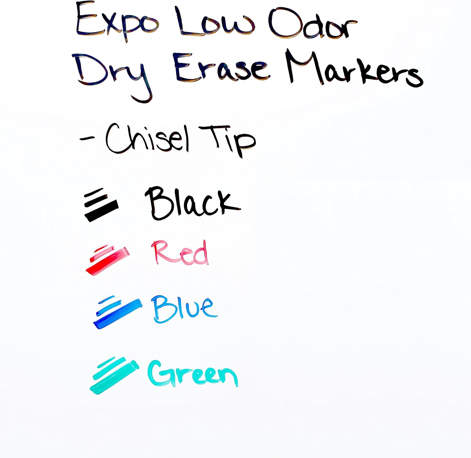 Expo Low Odor Chisel Point Dry Erase Marker Pack : Office Products