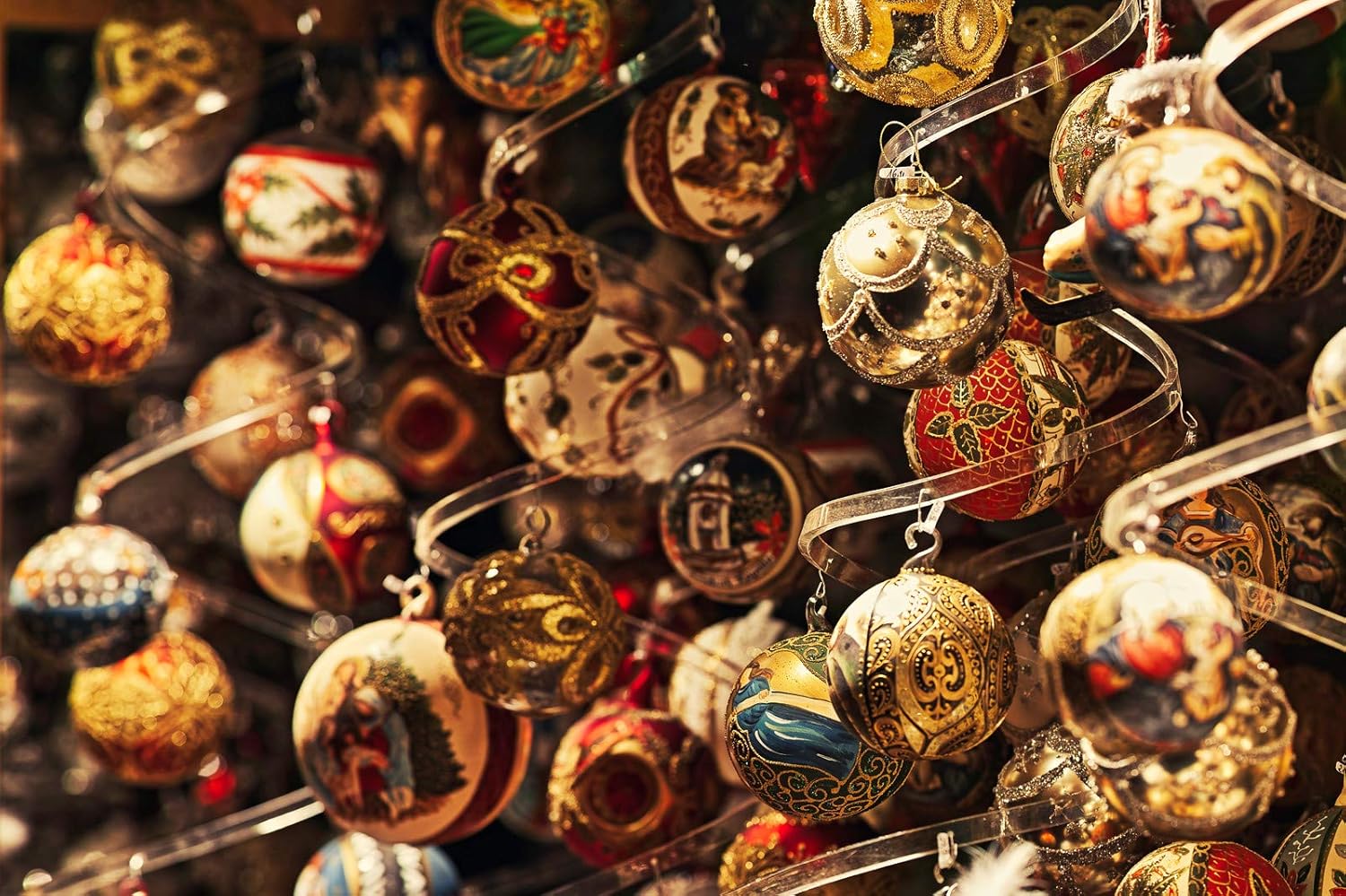 Amazon Com Christmas Tree Balls Photo Santa Claus Professional