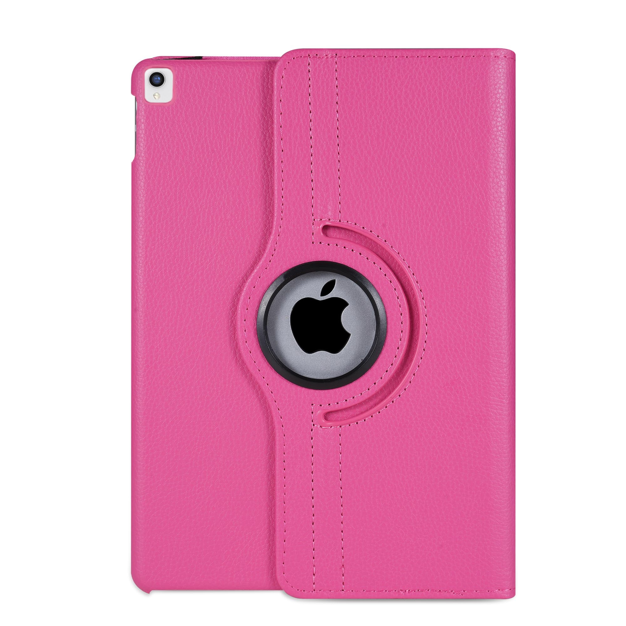 Leather Rotate 360° Stand Case For Apple iPad Air 3 2019 and iPad Pro 10.5 2017 GENERATION A1701 A1709 (PINK)