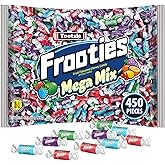 Frooties Mega Mix, Assorted Fruit Flavor Chewy Candy, 50.06oz (Pack of 1) | 450 Pieces, Over 3lb. Of Candy, Individually Wrapped, Bulk Treats, Peanut Free, Kosher, Gluten Free