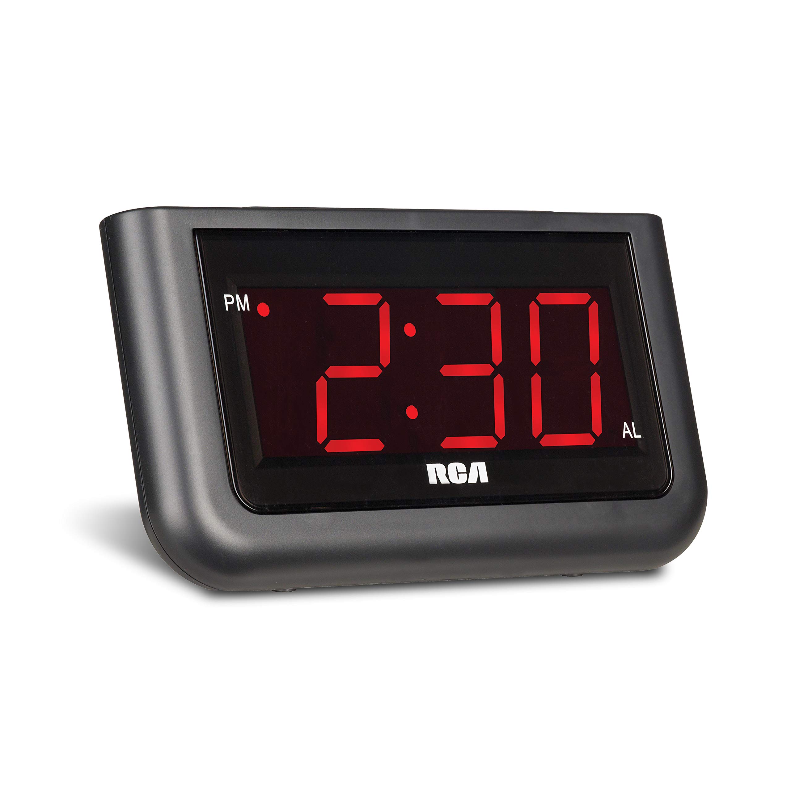 RCA Digital Alarm Clock Large 1 4 LED Display With Brightness