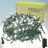 Extendable Christmas String Lights Indoor Outdoor 75.8FT 200 LED Cool White